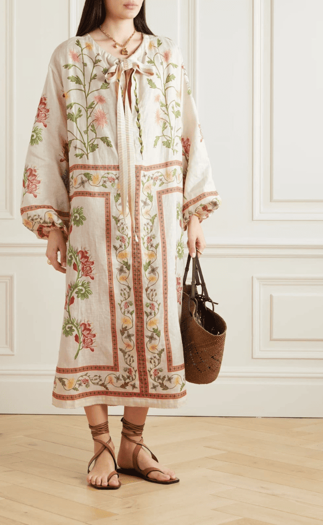 Petal Grace Kaftan Dress