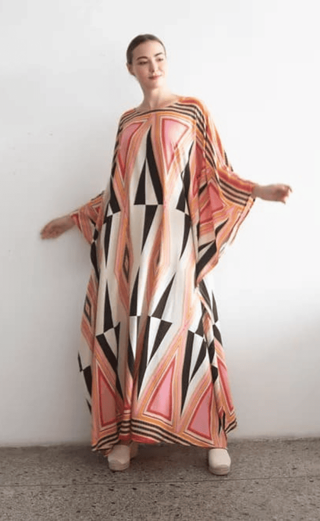 Chromatic Flow Long Kaftan