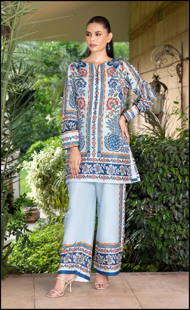 Floral Blue Co-ord Set