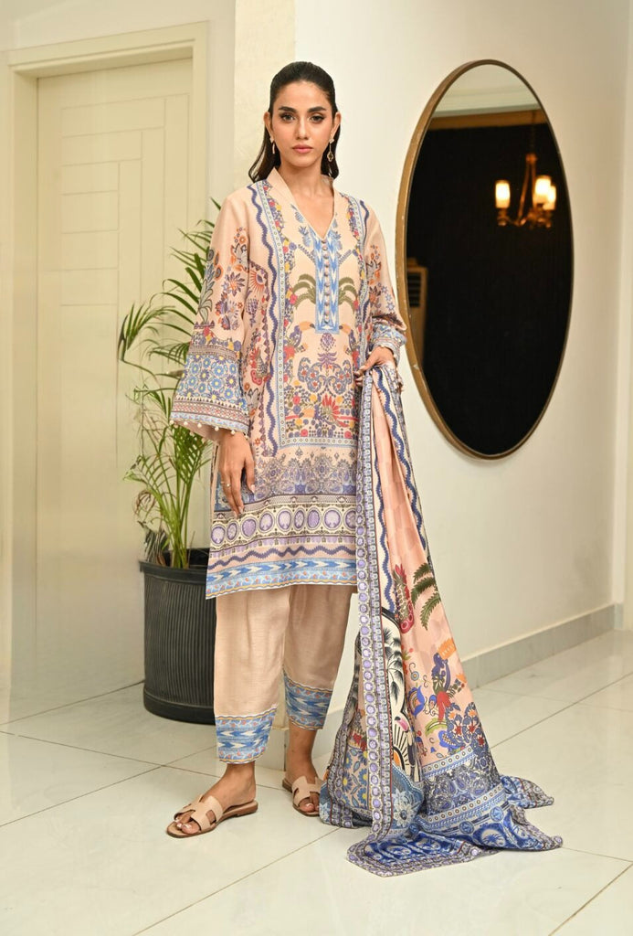 Persian Garden Kurta Set with Dupatta