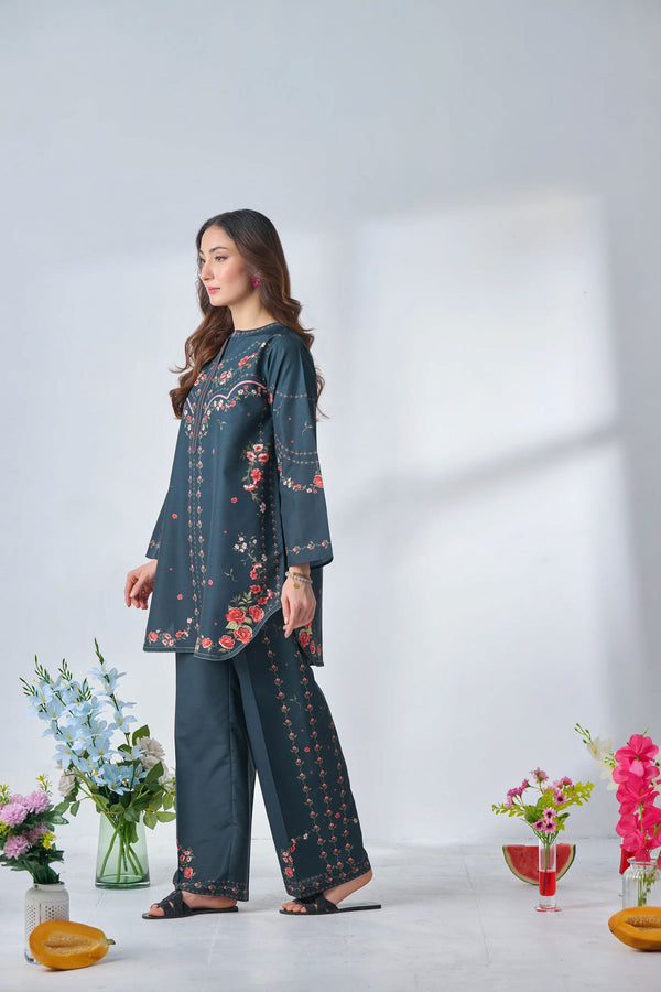 Dark Teal Co-ord Set