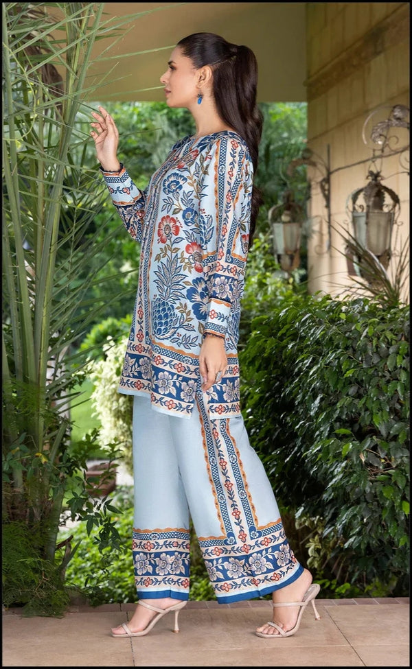 Floral Blue Co-ord Set
