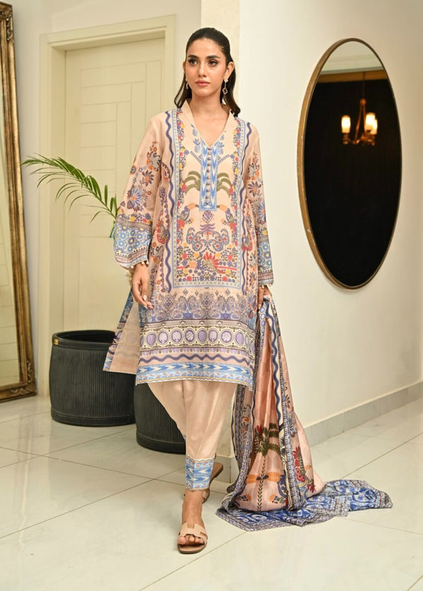 Persian Garden Kurta Set with Dupatta
