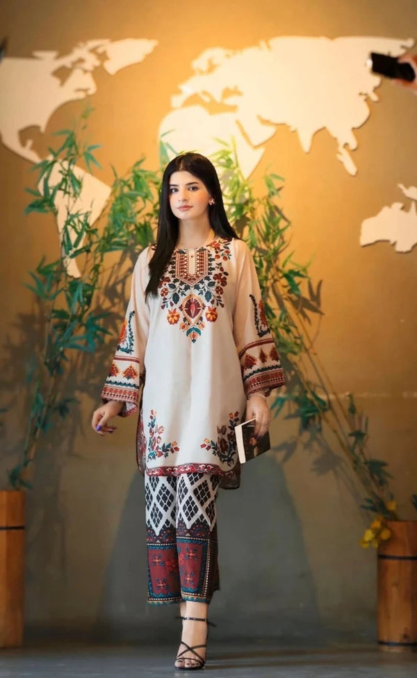 Beige Aura Co-ord Set