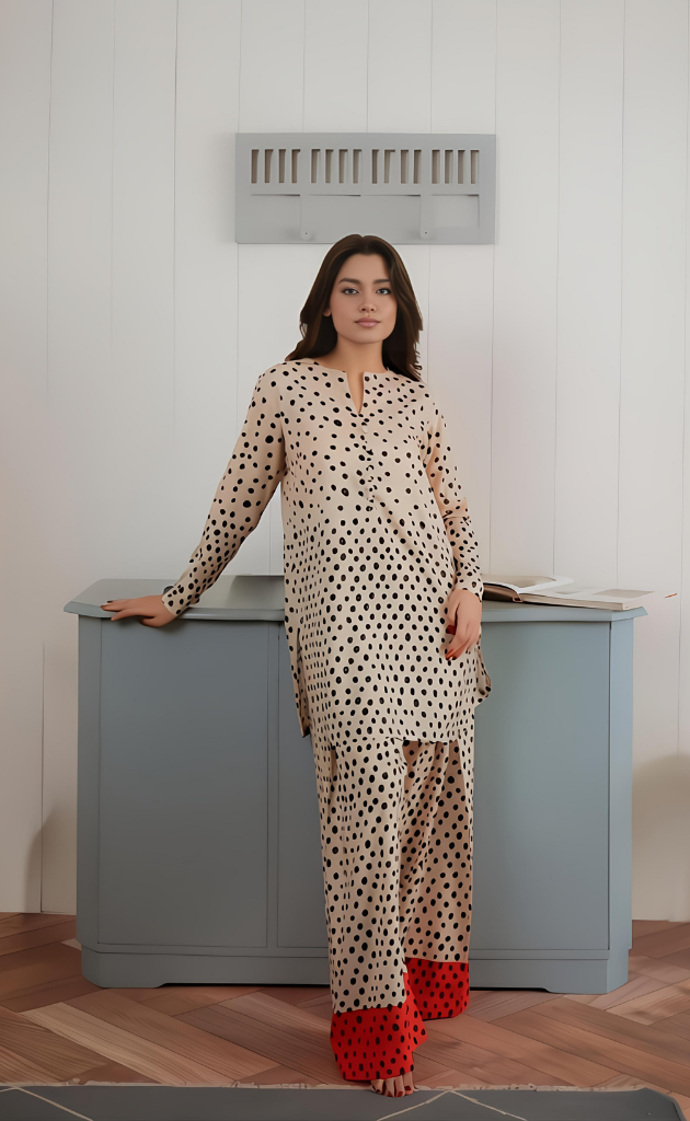 Zivara Polka Farshi Co-ord Set