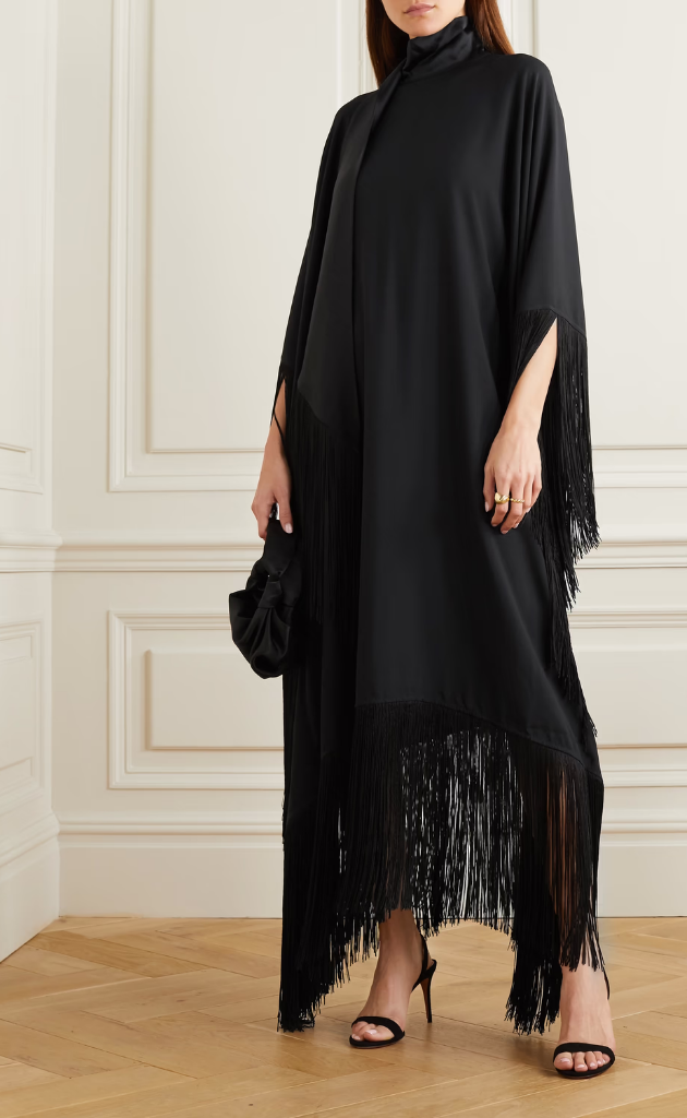Zayra Fringe Kaftan Dress