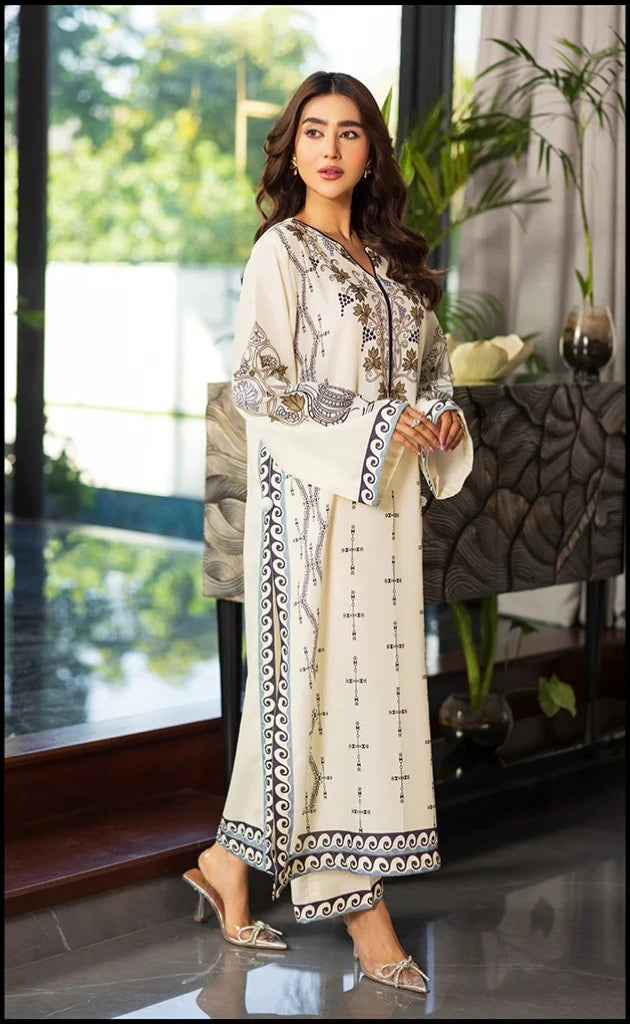Ivory Floral Co-ord Set