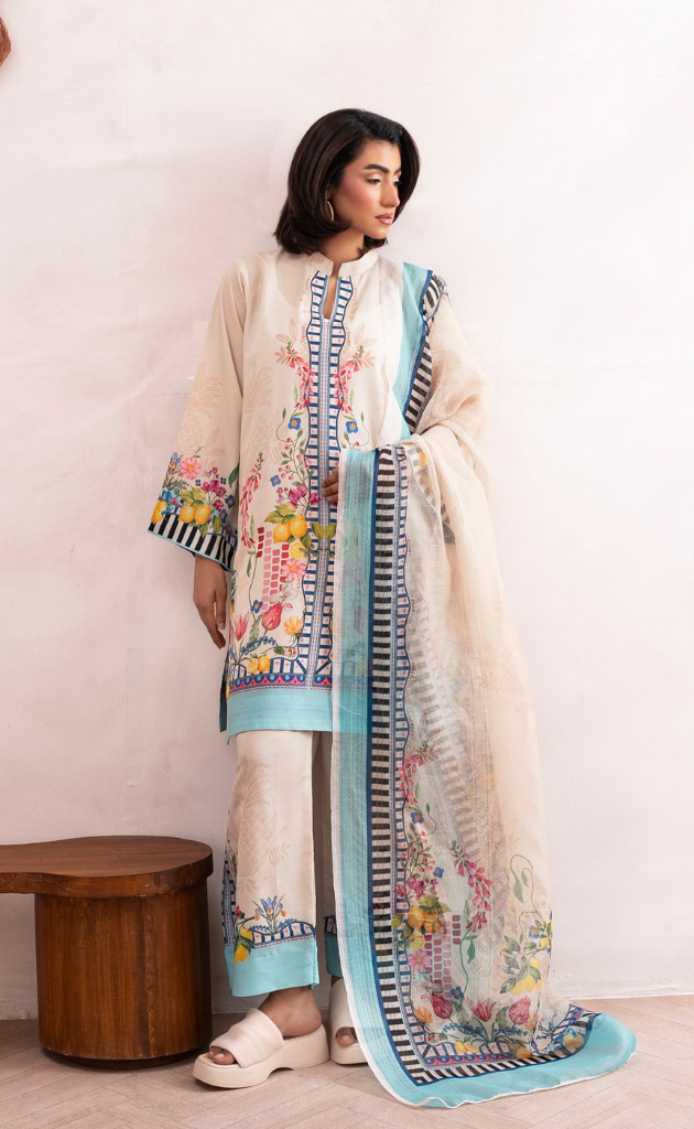 Whispering Pastels Kurta Set with Dupatta
