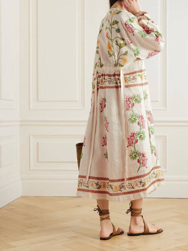 Petal Grace Kaftan Dress