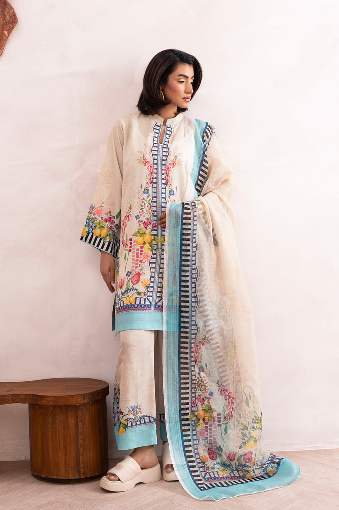 Whispering Pastels Kurta Set with Dupatta