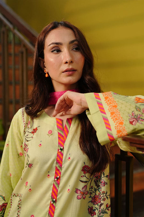 Vivid Kurta Set with Dupatta