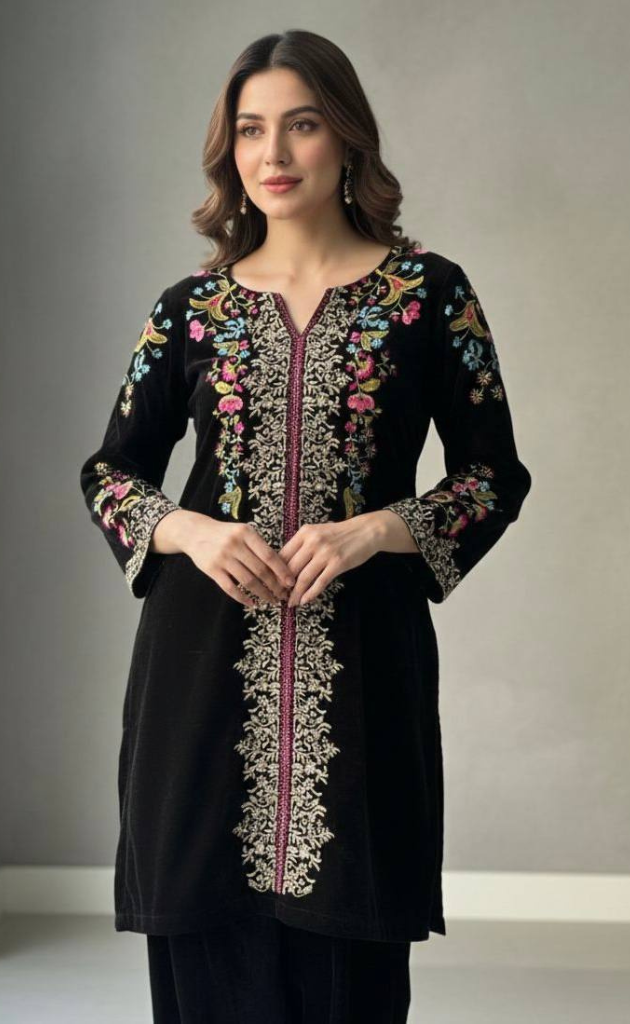 Black Forest Velvet Co-ord Set