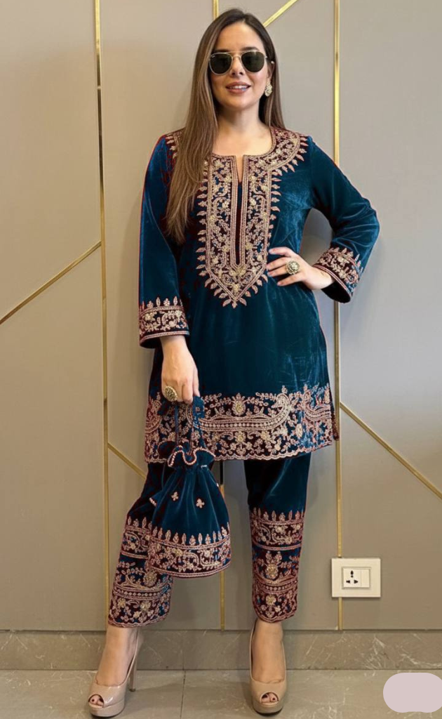 Opal Grace Velvet Co-ord Set