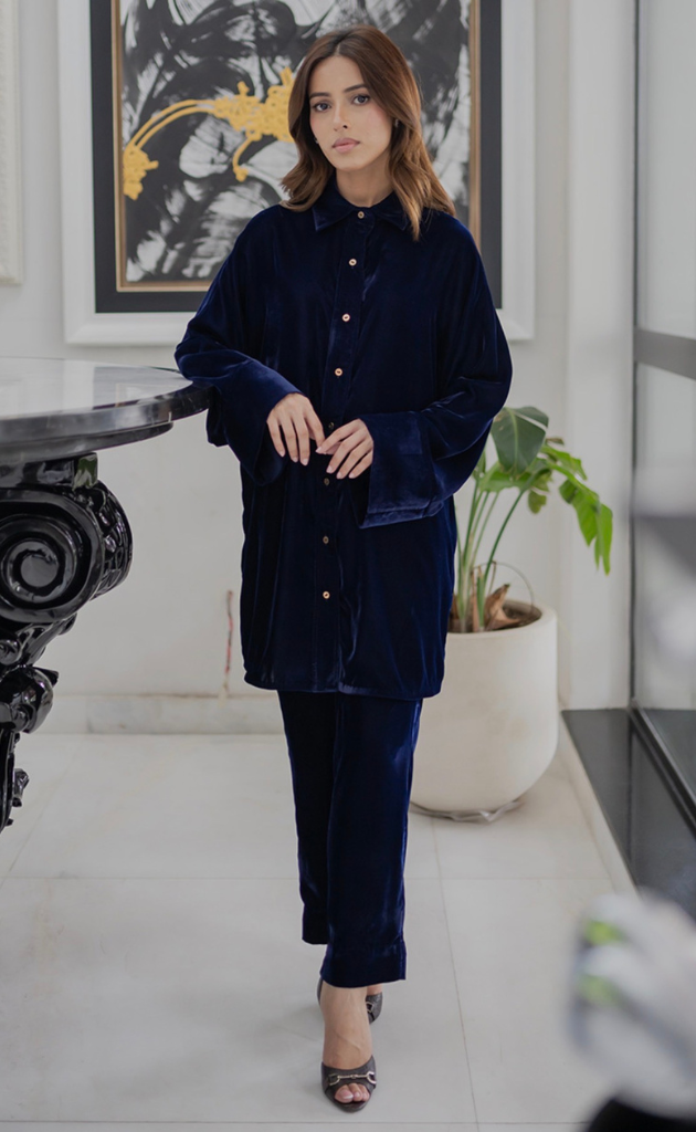 Icebound Luxe Velvet Co-ord Set